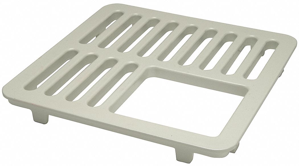 Three Quarter Floor Grate, 8-7/8 In L