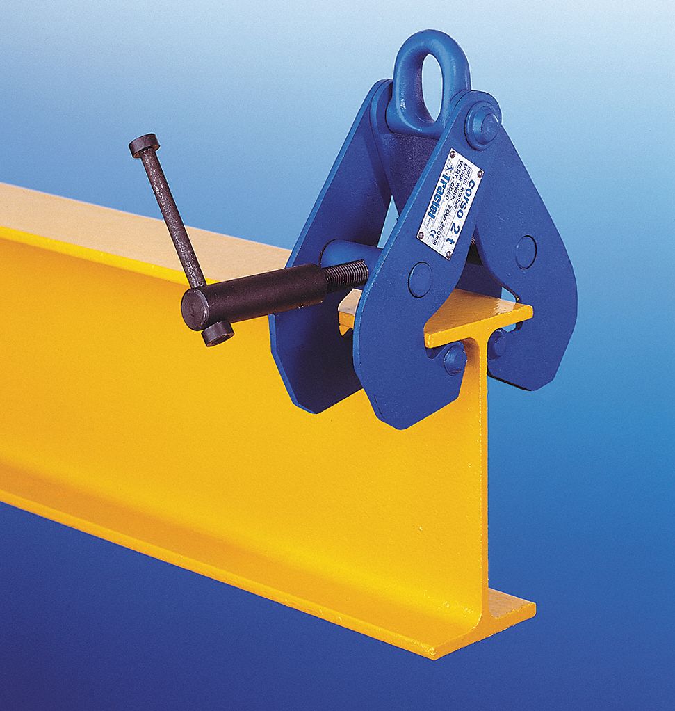 Lifting Clamp, Beam, Capacity 2000 lb.