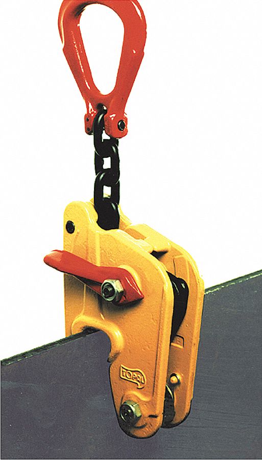 Lifting Clamp, Plate, Capacity 3300 lb.