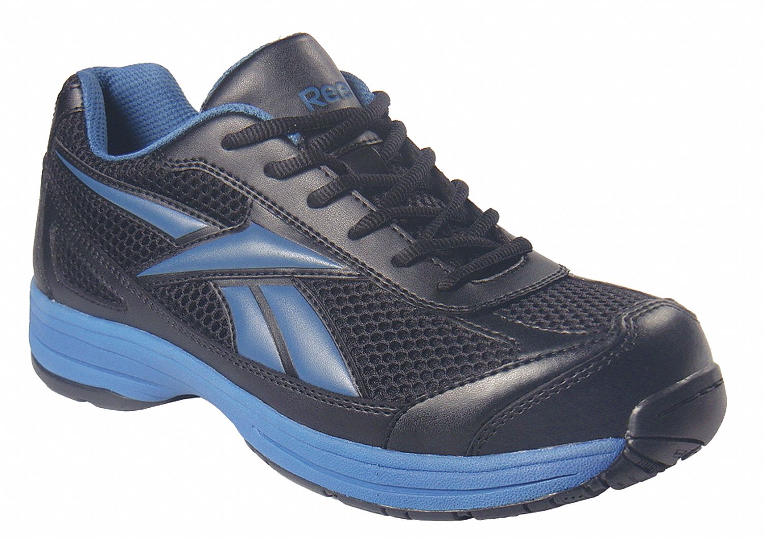 Athletic Shoes, Steel Toe, Blk, 13W, PR