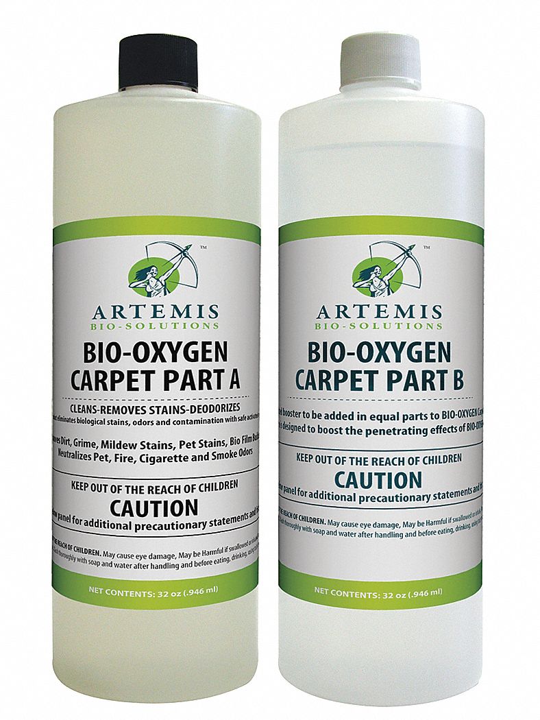Liquid Carpet Cleaner, Quart, Fresh, PK2