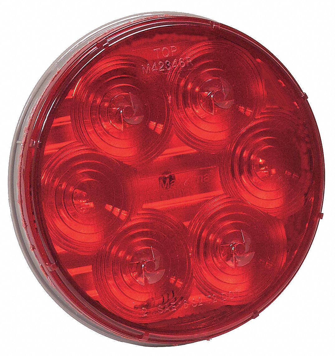 Stop/Turn/Tail, 6 LED, Round, Red