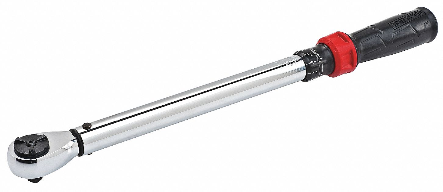 Torque Wrench, 1/2Dr, 20-150 ft. lb.