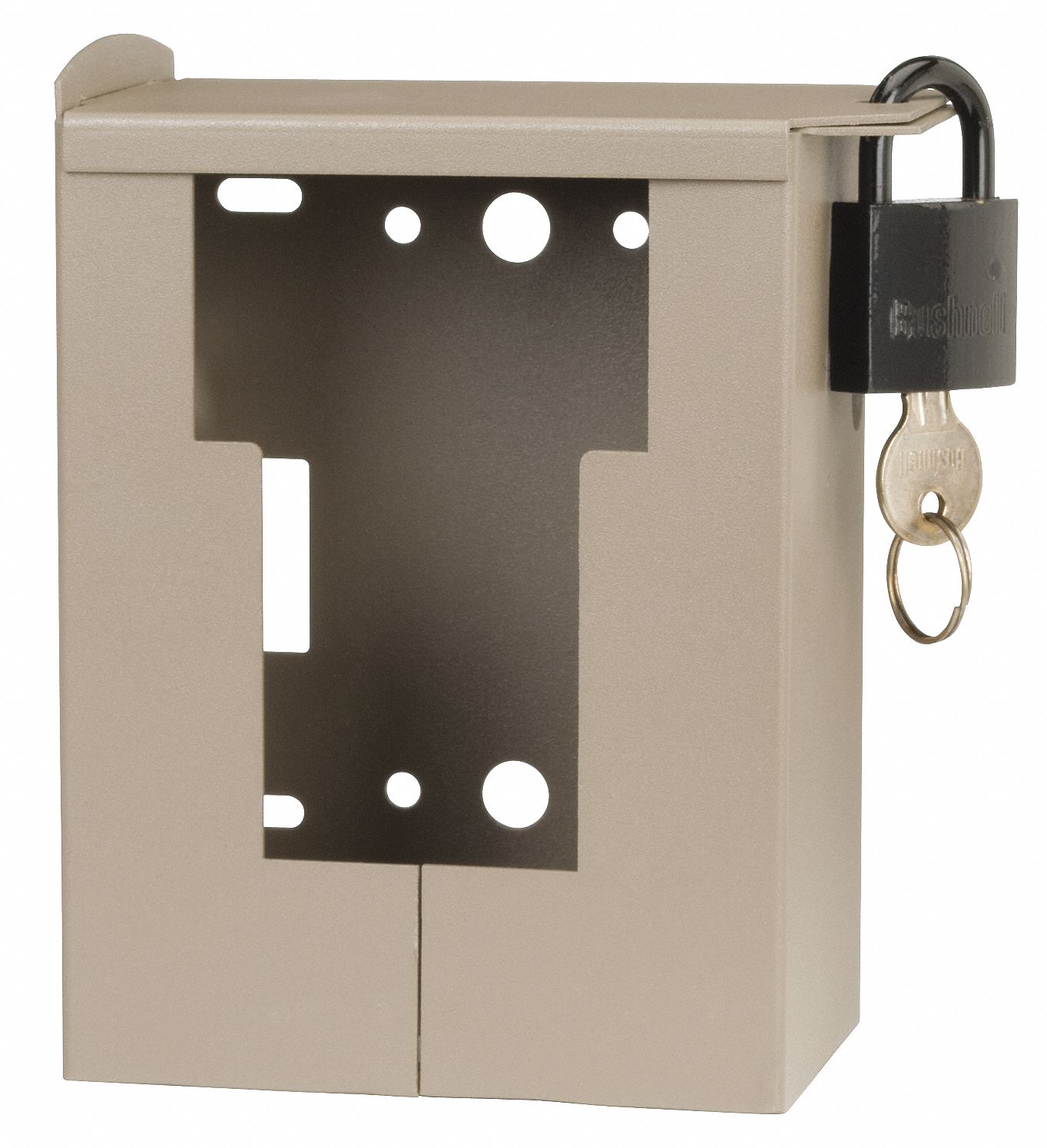 Security Case, 9-3/4x6-1/4x2-3/4 In, Brown