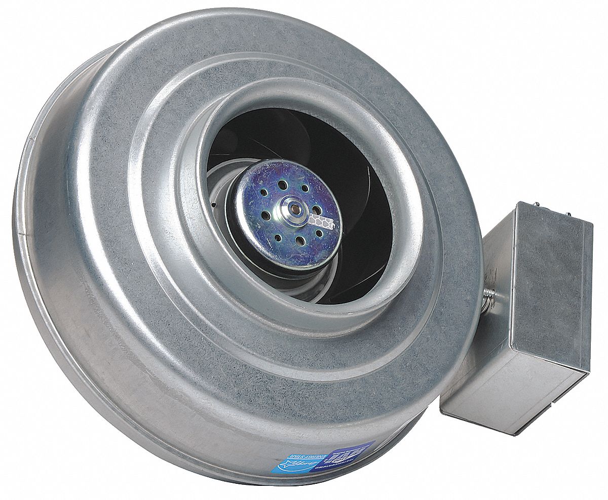 Centrifugal Inline Duct Fan, 6 In