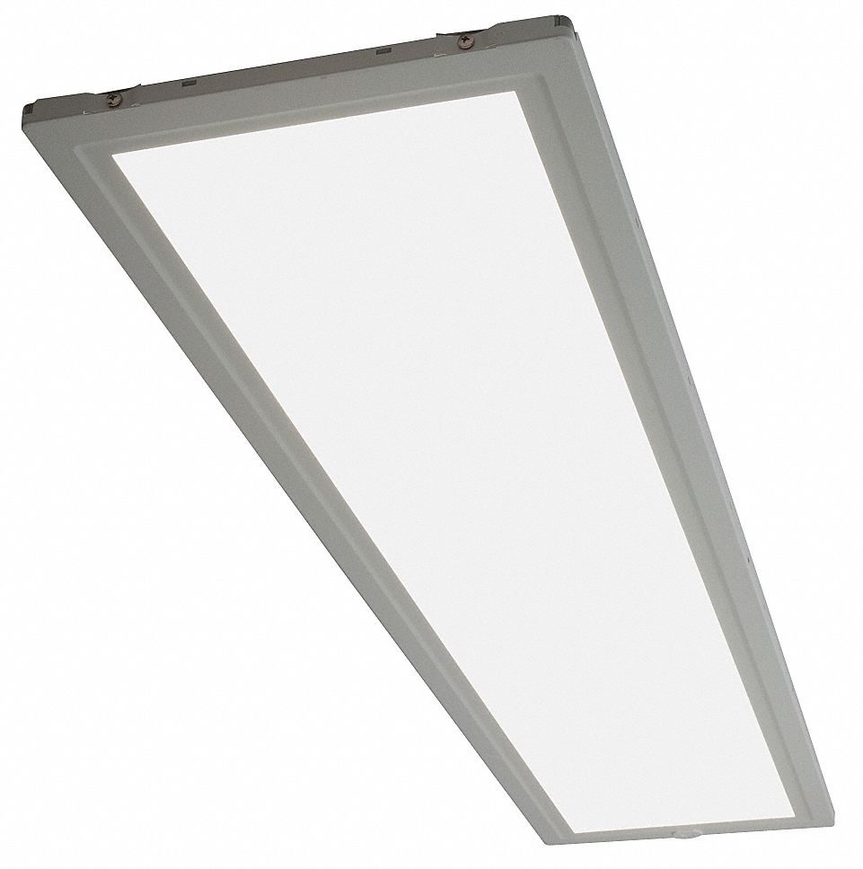 Ceiling Fixture, LED, Edgelit, 1x4