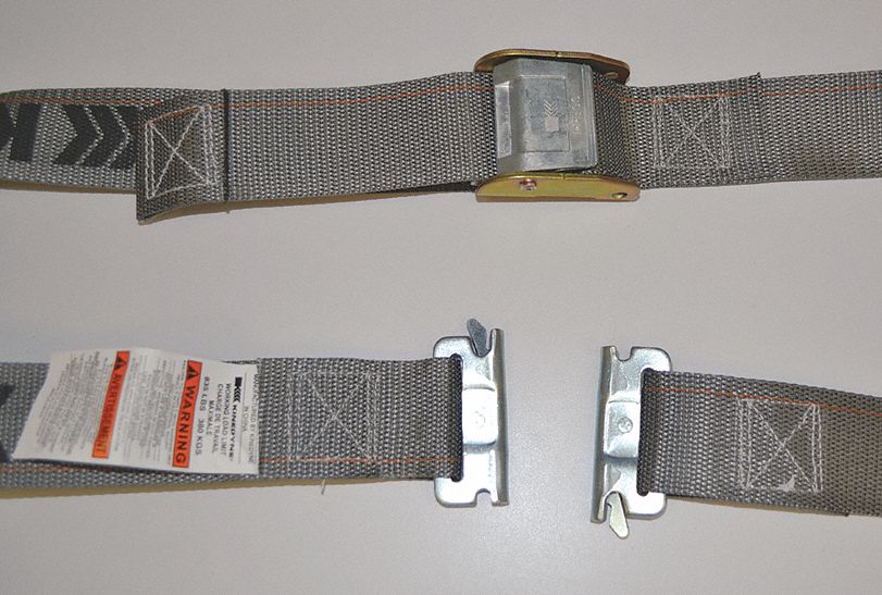 Logistic Ratchet Strap, 16ft x 2In, 1000lb