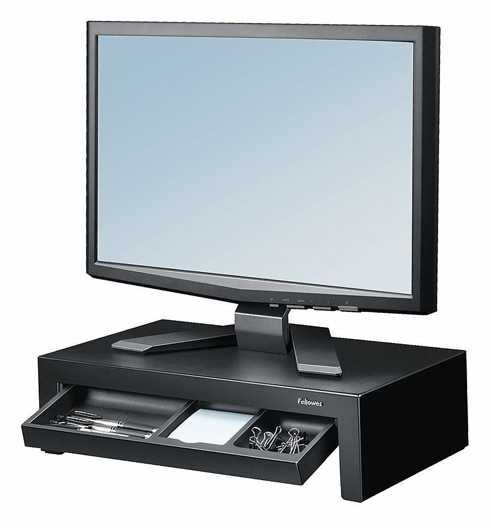 Monitor Riser, Black/Pearl