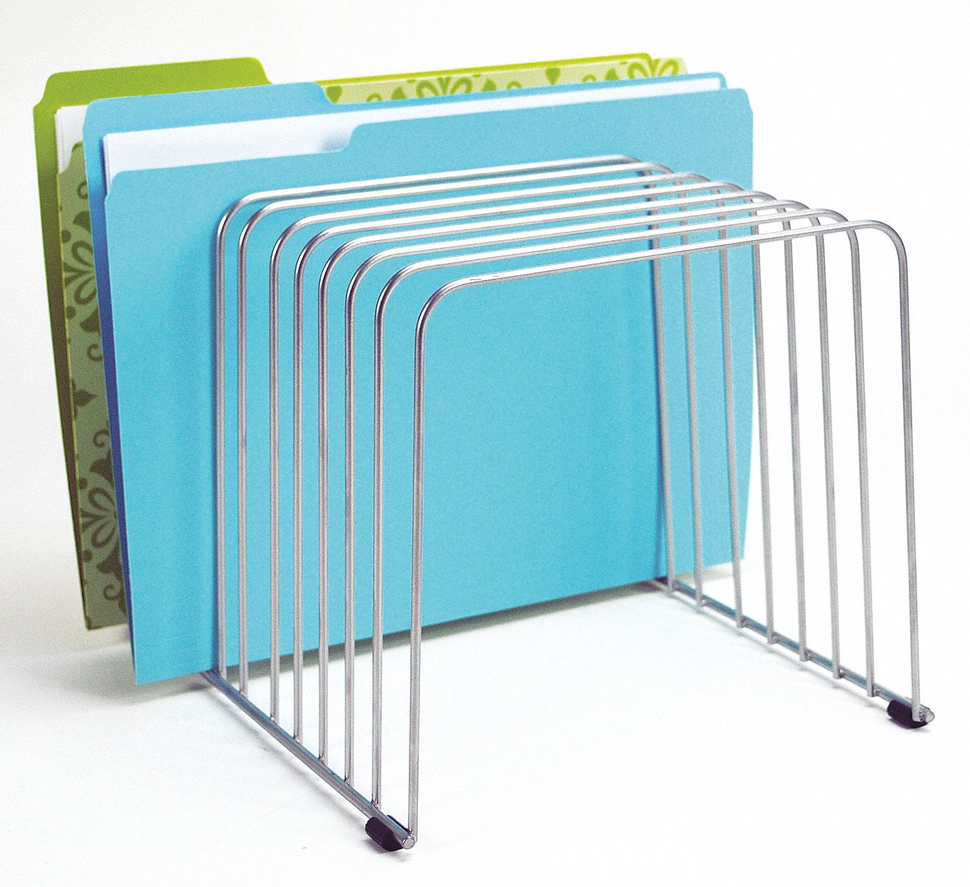 File Holder, Silver, Letter/Legal, 11 Comp