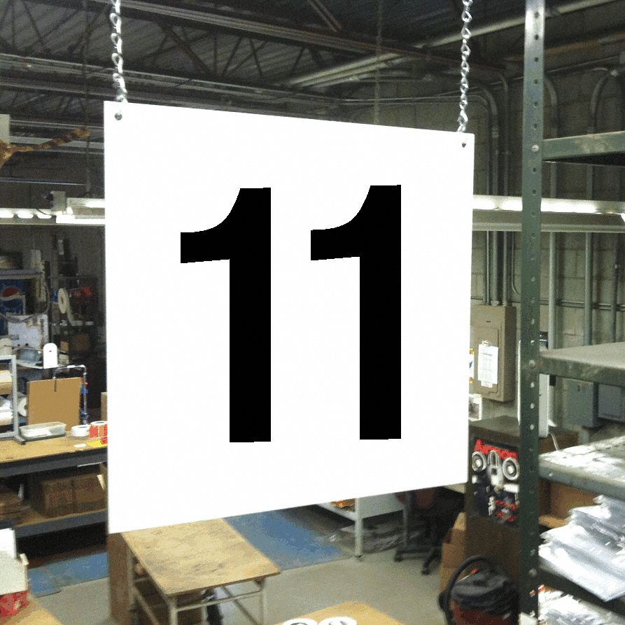 Hanging Aisle Sign, Legend 11