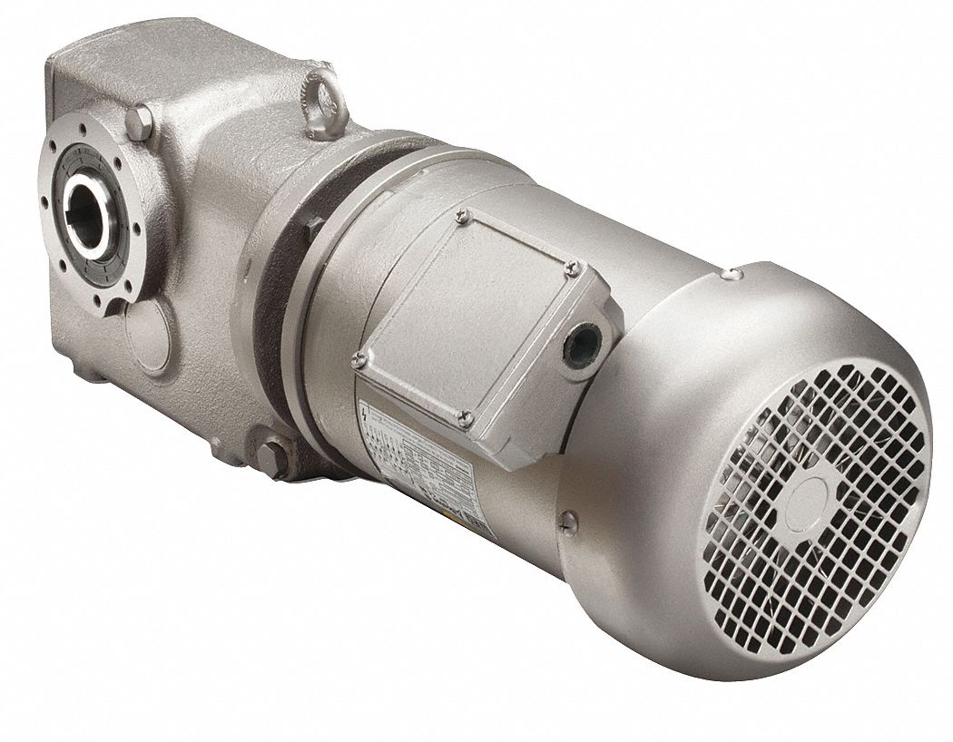 AC Gearmotor, Dual Shaft, 58 RPM, 1 HP