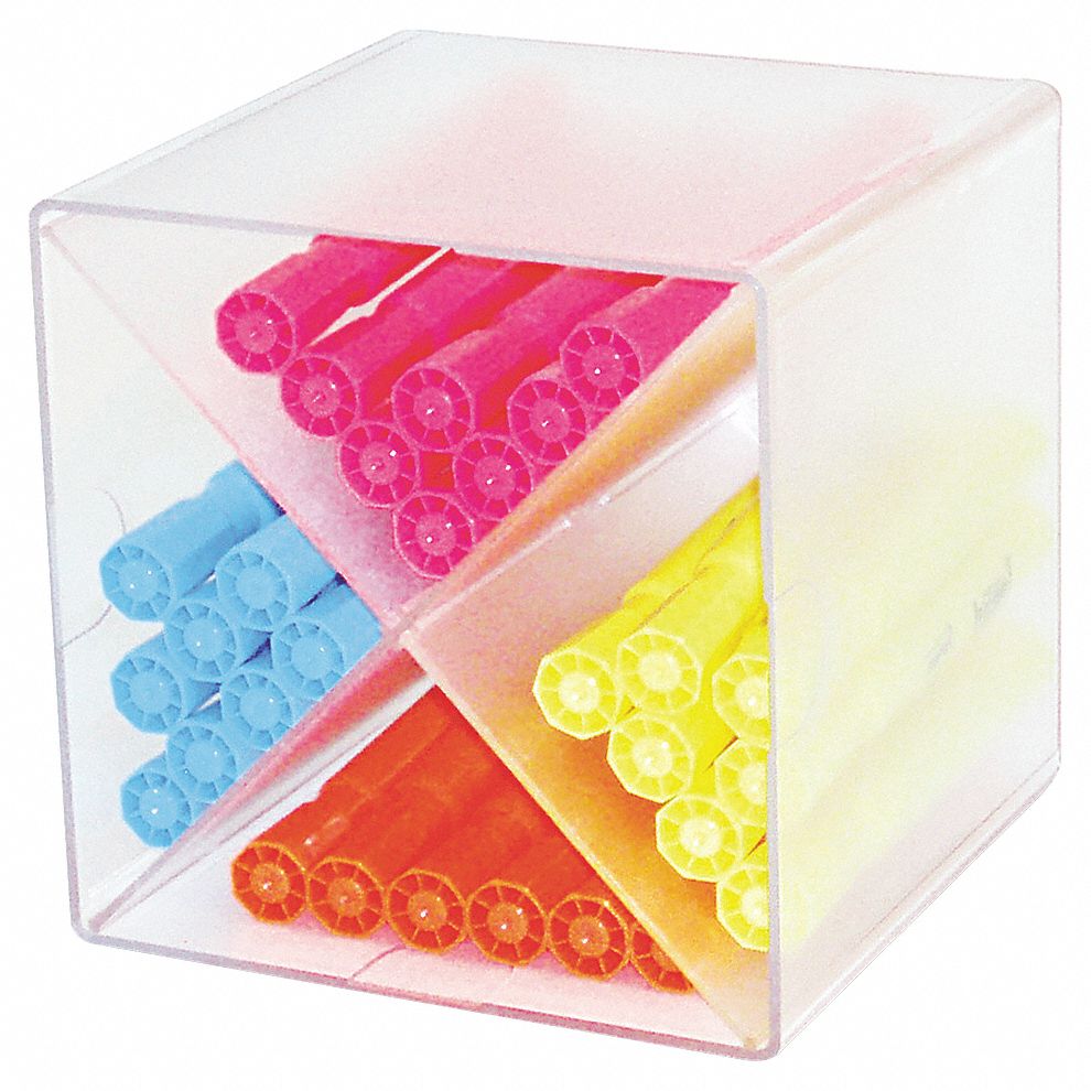 Desktop Organizer, Clear, Plastic