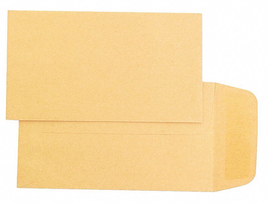 Coin Envelope, Light Brown, Kraft, PK500