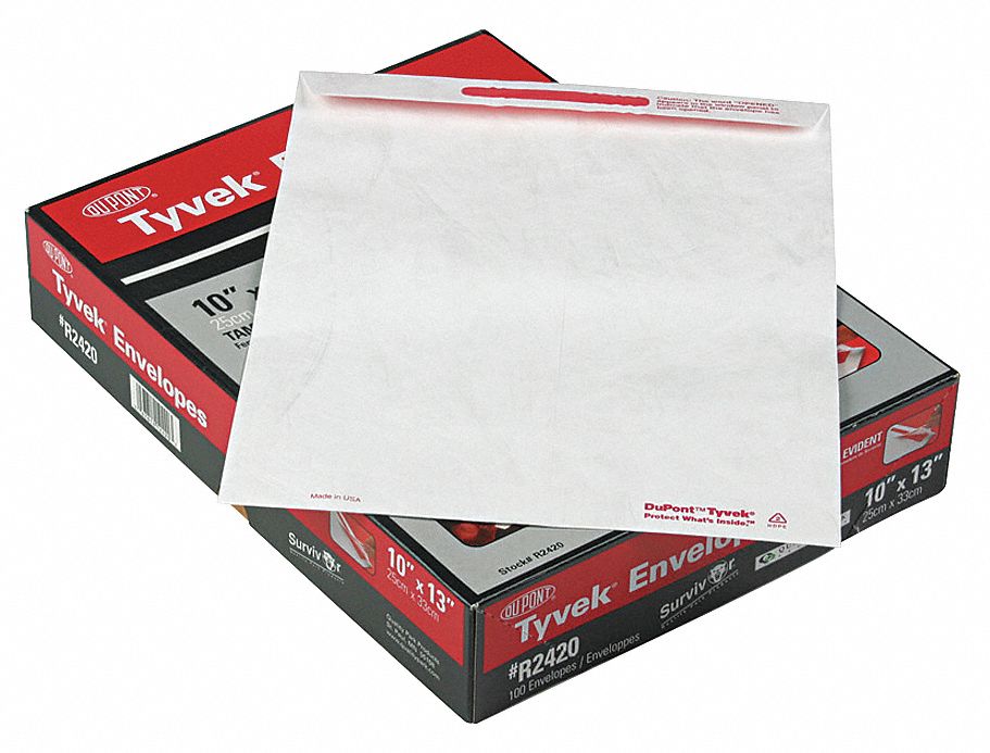 Tamper Indicating Envelope, Wht, PK 100