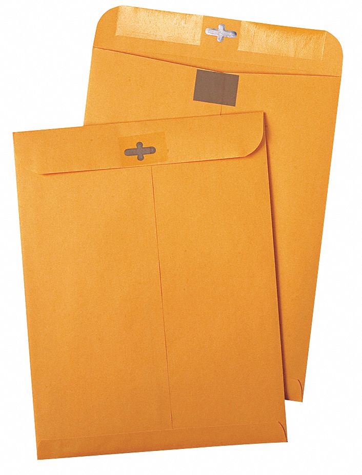 Catalog Envelope, Lt Brown, Kraft, PK 100