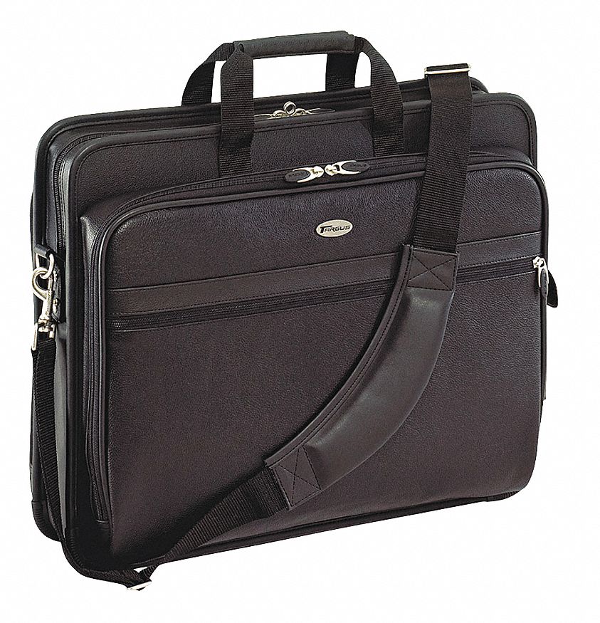 Laptop Case, Black, Leather