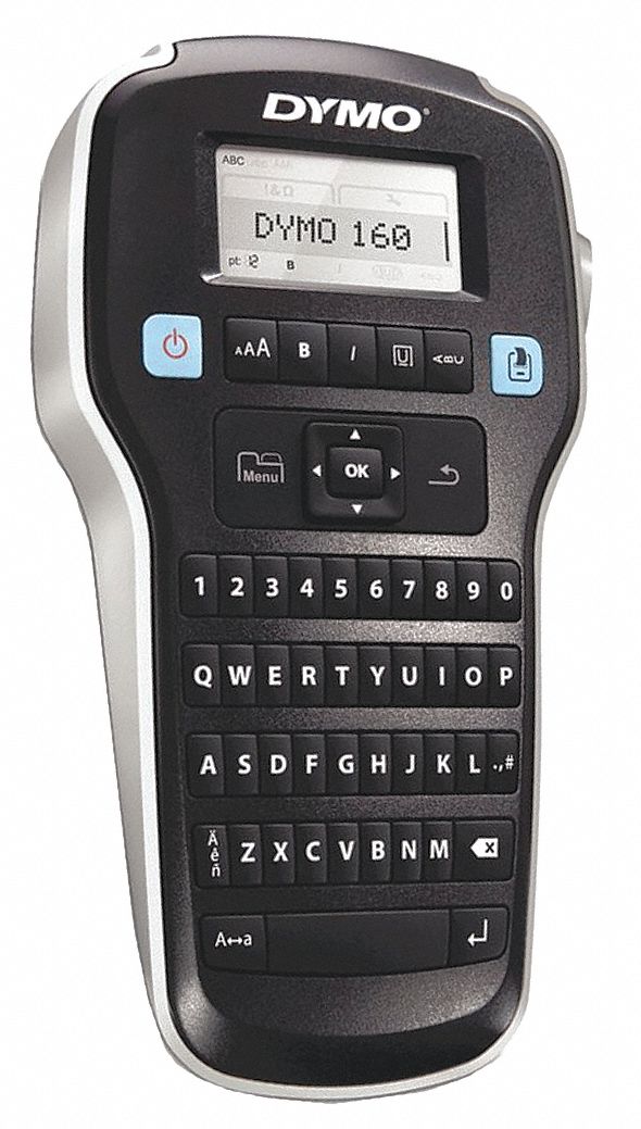 Manual Labelmaker, 4-3/5 In. W, 2 In. H