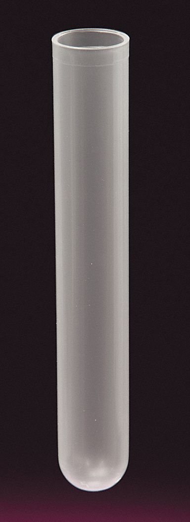 Test Tube, Natural, Round Bottom, PK 1000