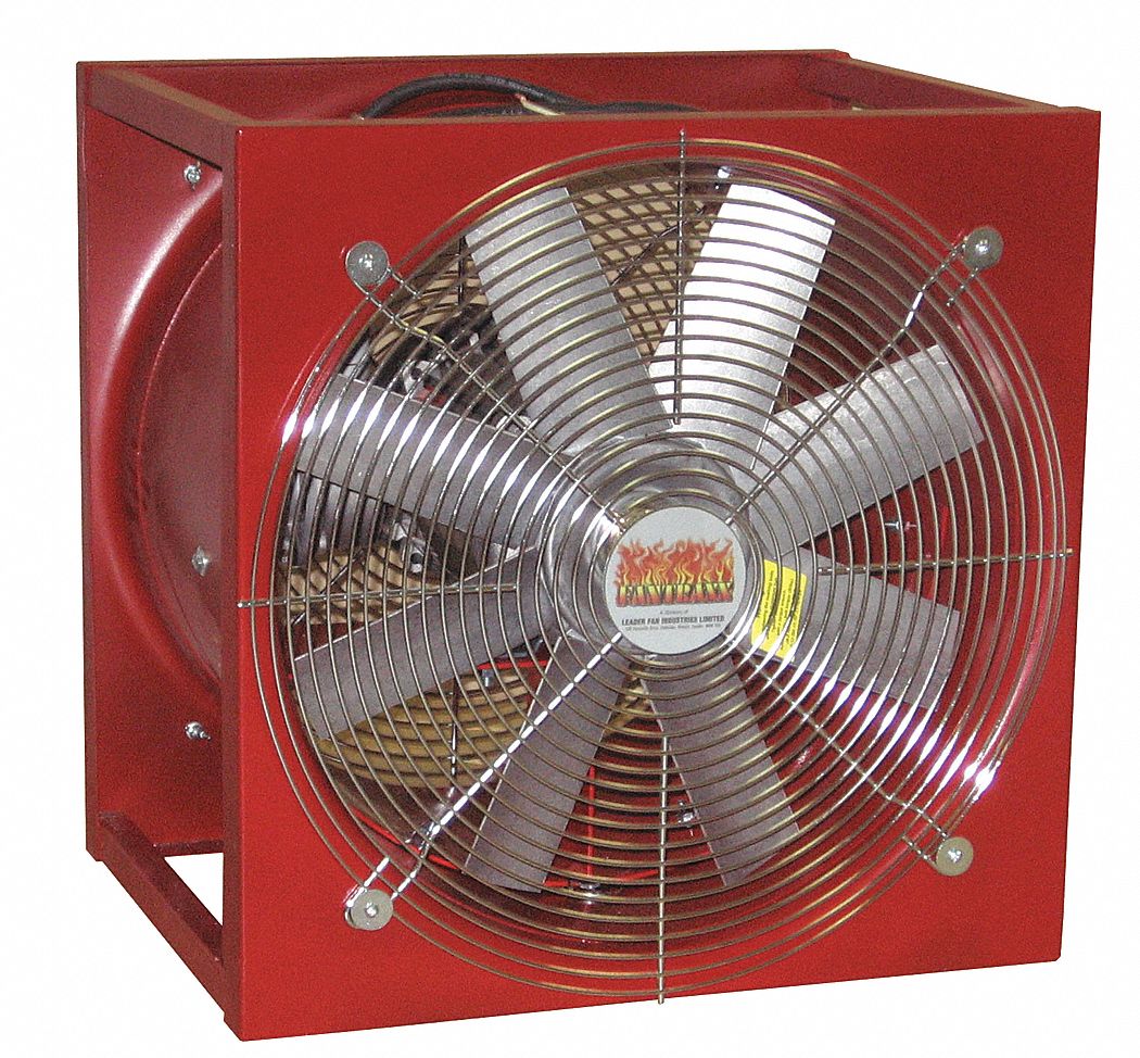 Portable Fan, Explosion Proof, 18 In