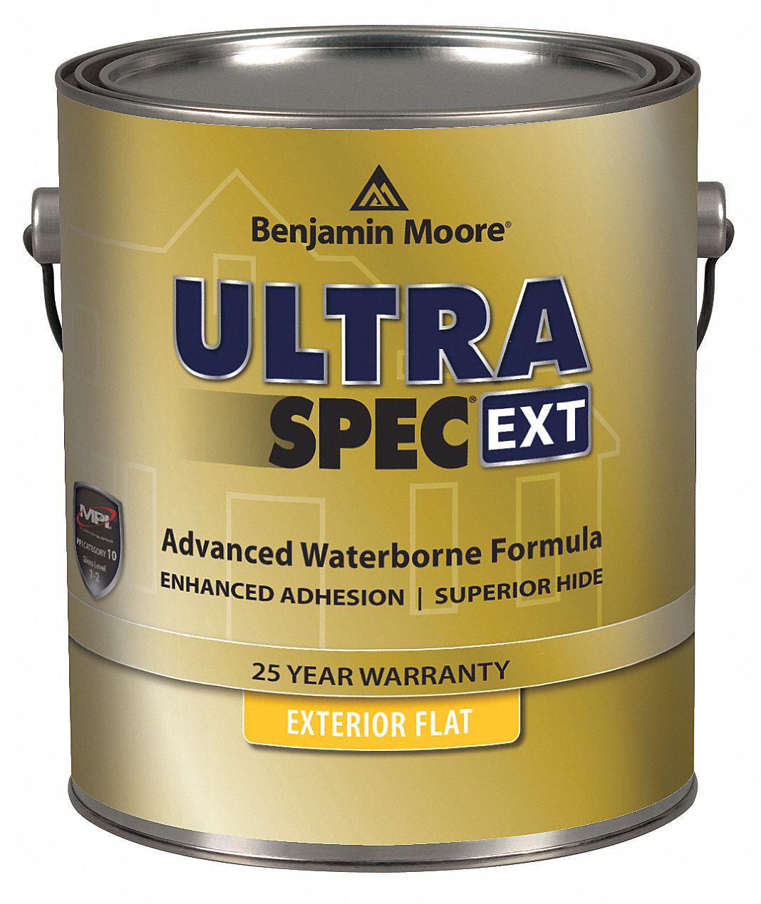 Exterior Paint, Flat, 1 gal, Nutmeg
