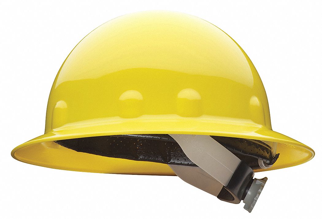 Hard Hat, Full Brim, E/G/C, Ratchet, Yellow