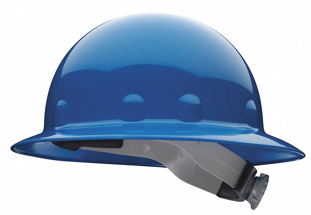 Hard Hat, Full Brim, E/G/C, Tab Lok, Blue