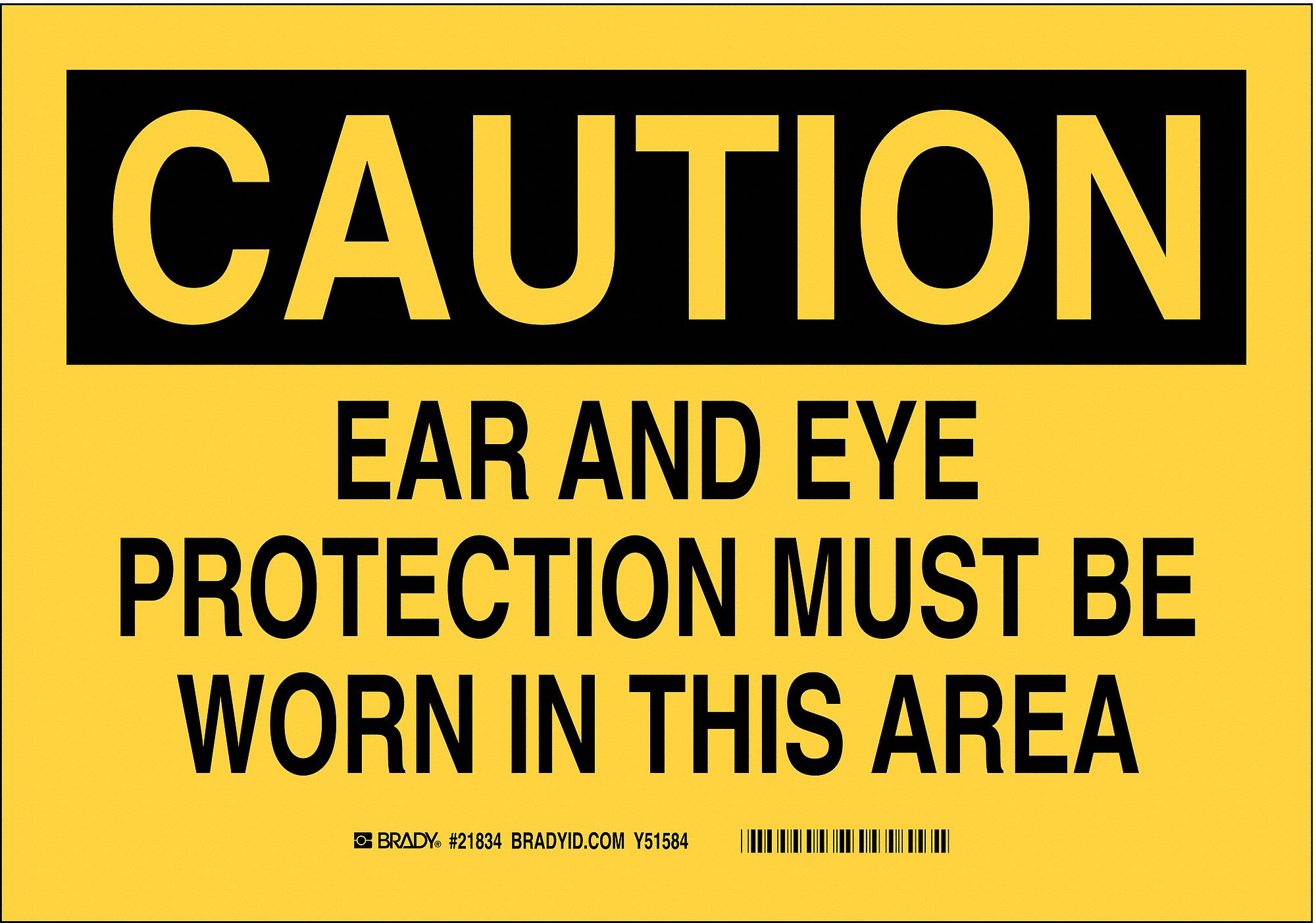 B401 7X10 EAR & EYE PROTECTION