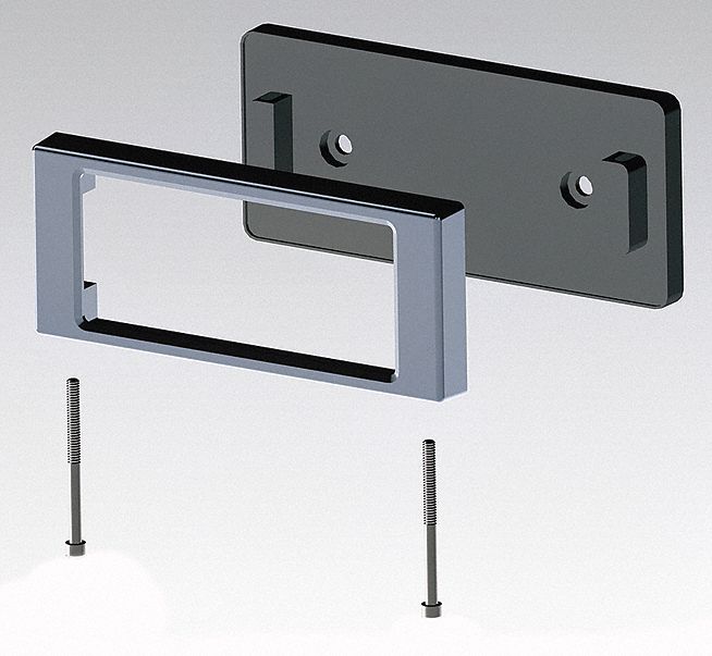 Transmitter pad wall mounting plate