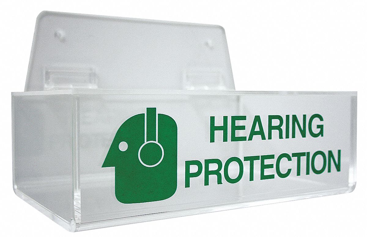 Ear Plug Dispenser, Clr Acrylic