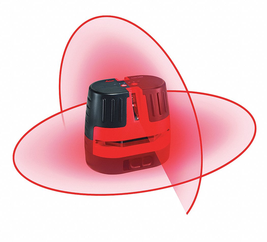 Line Laser, Horizantal/Vertical, 50 ft, Red