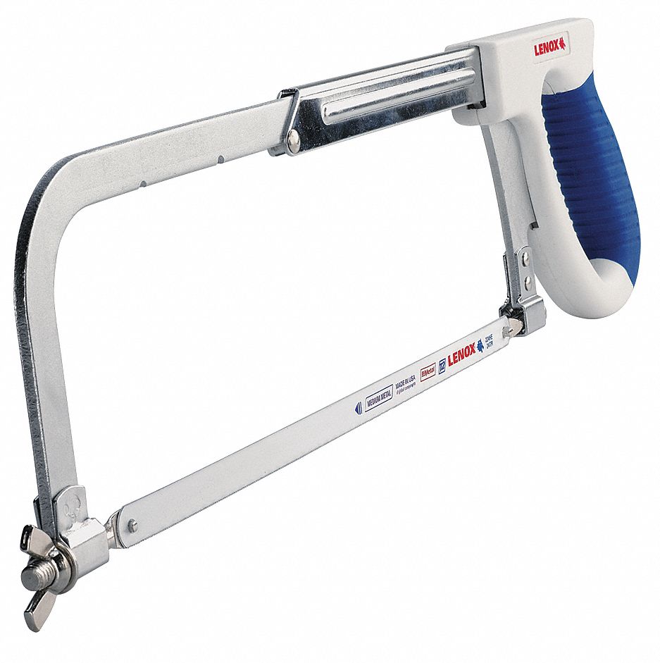 Hack Saw, Adj, 10 or 12x1/2 In, 24 TPI