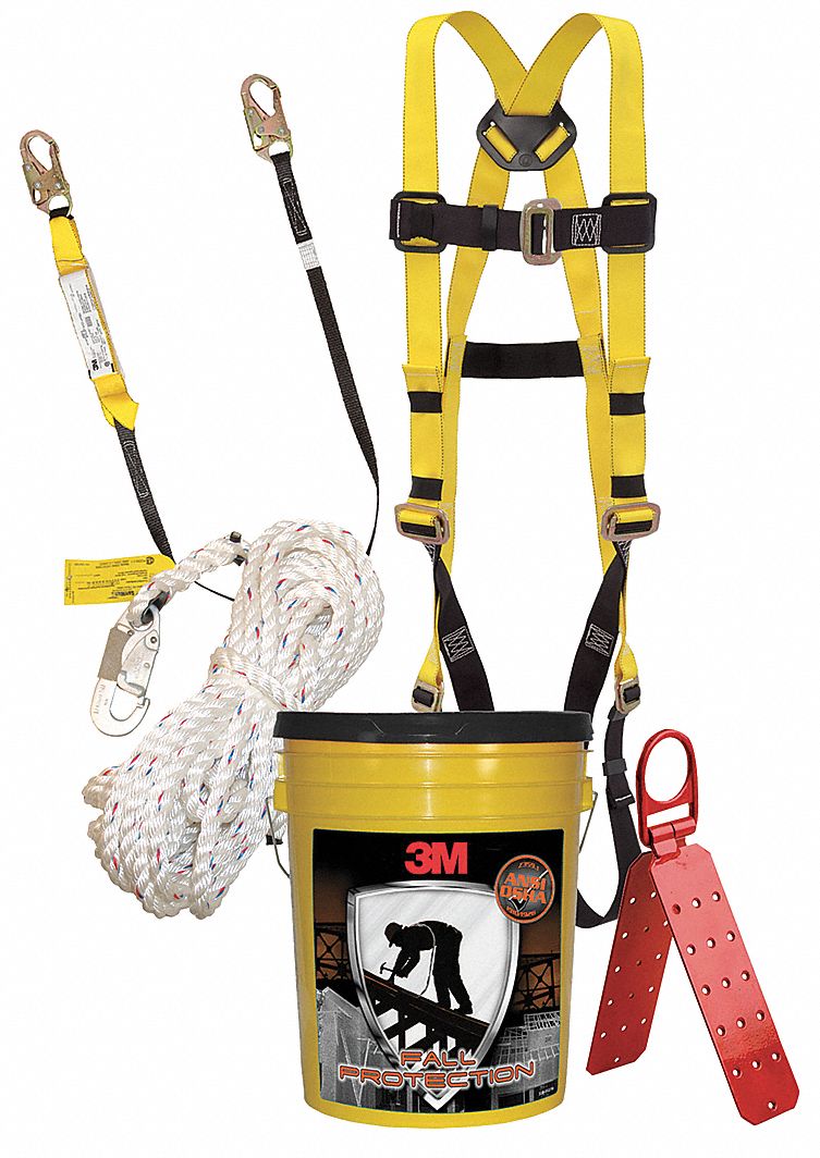 Fall Protection Kit, Univ., 310 lb, 6 ft. L