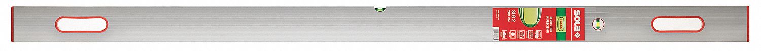 Screeding Level, Aluminum, 78 In, Silver