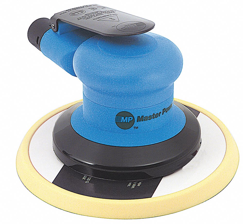 Air Random Orbital Sander, 0.24HP, 6 In.