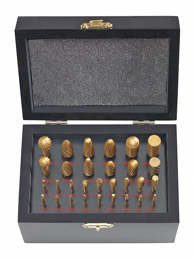 Carbide Burrs Set, 30 Piece