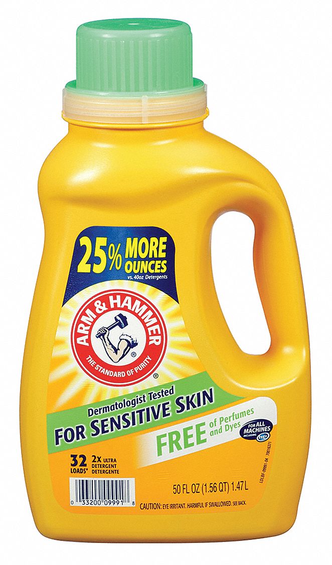 Liquid Laundry Detergent, 50 oz., PK 8