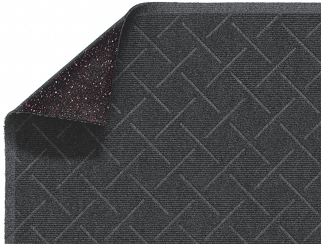 Entry Mat, Antistatic, PET Poly, Gry, 3x5ft