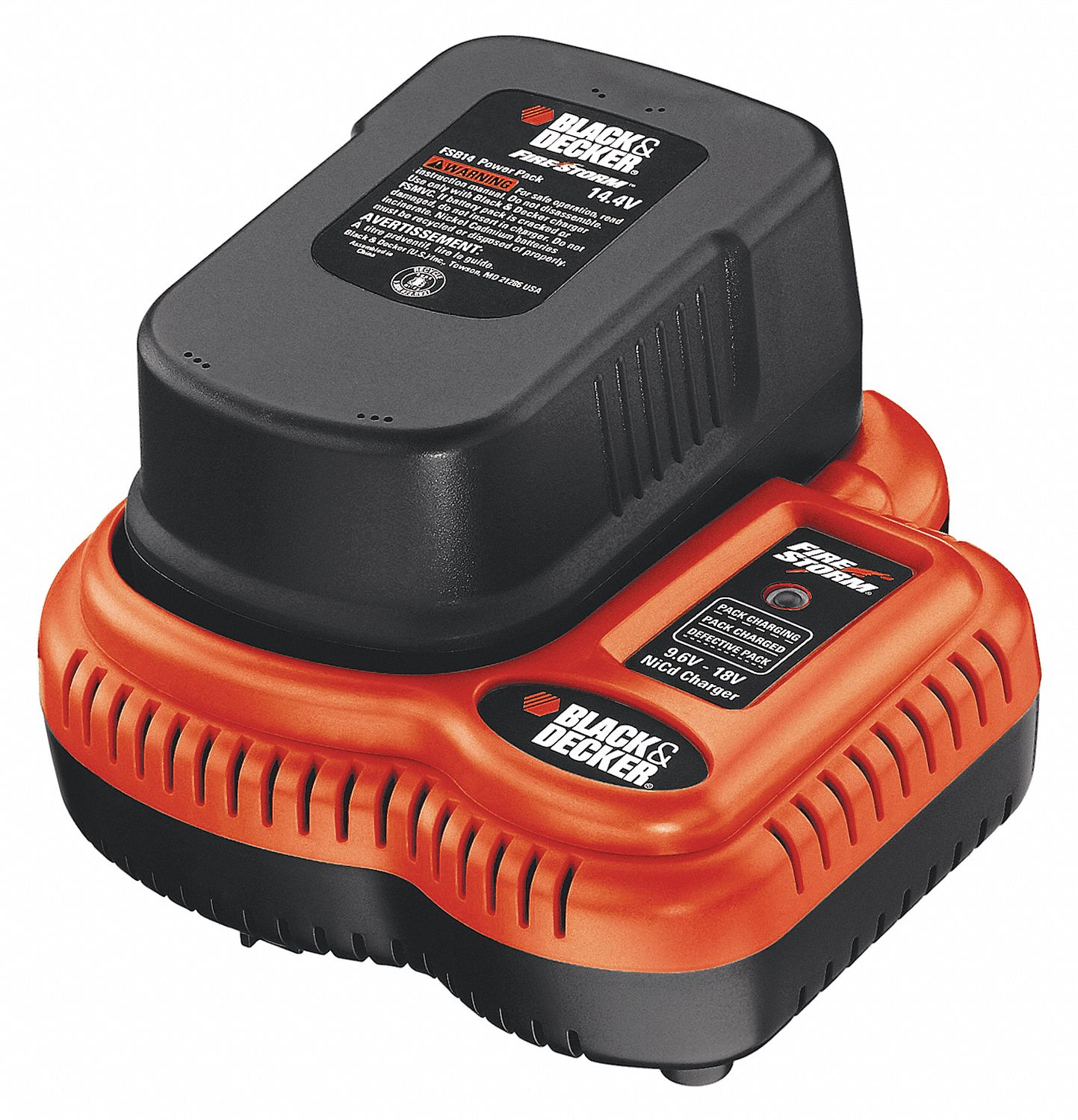 Battery Charger, 9.6V