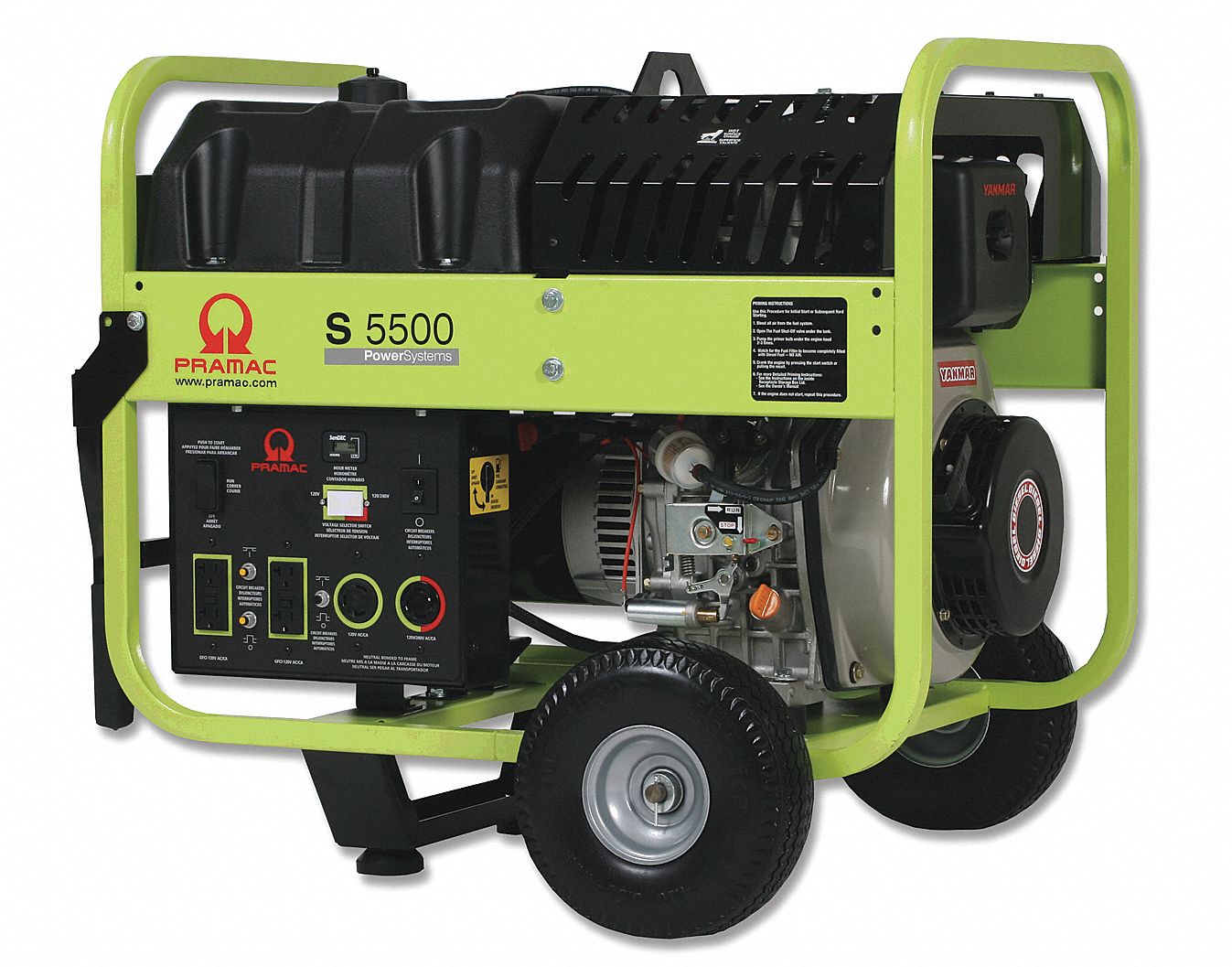 Portable Generator, Rated Watts5000, 435cc