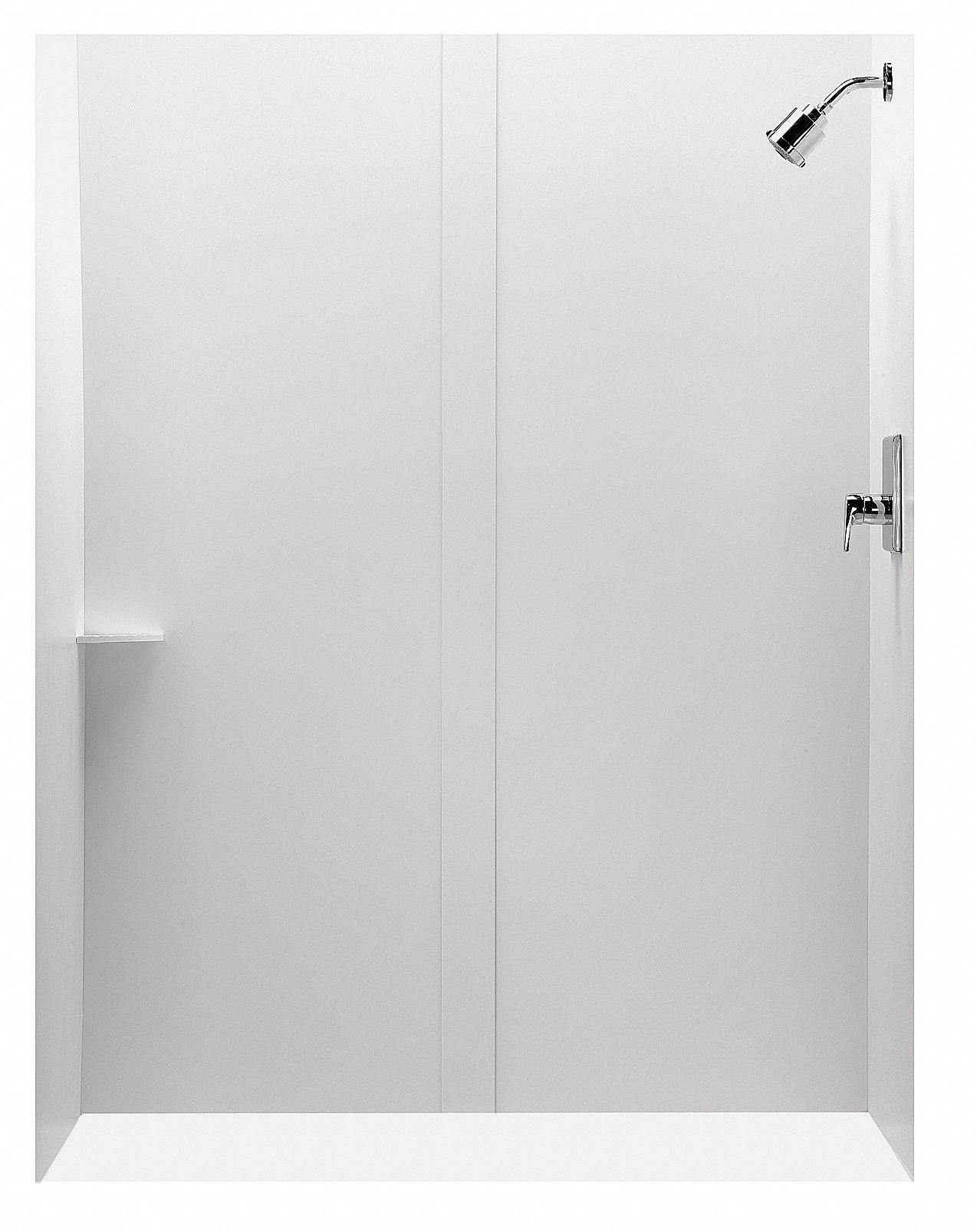 Tub/Shower Boxed Wall Set, 60x30x72 In