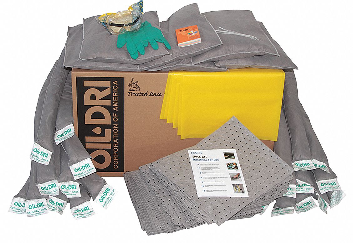 Spill Kit Refill, 55 gal., Universal