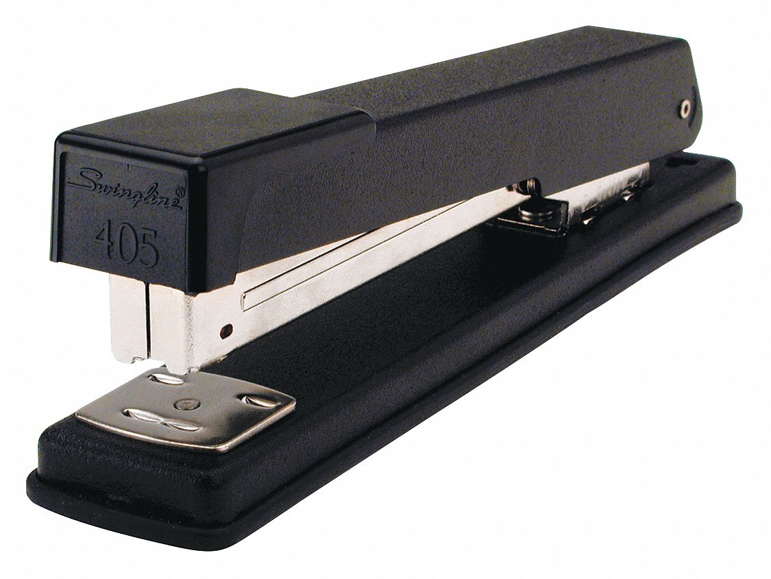 Stapler, Black, 20 Sheet, 3-5/8 In.