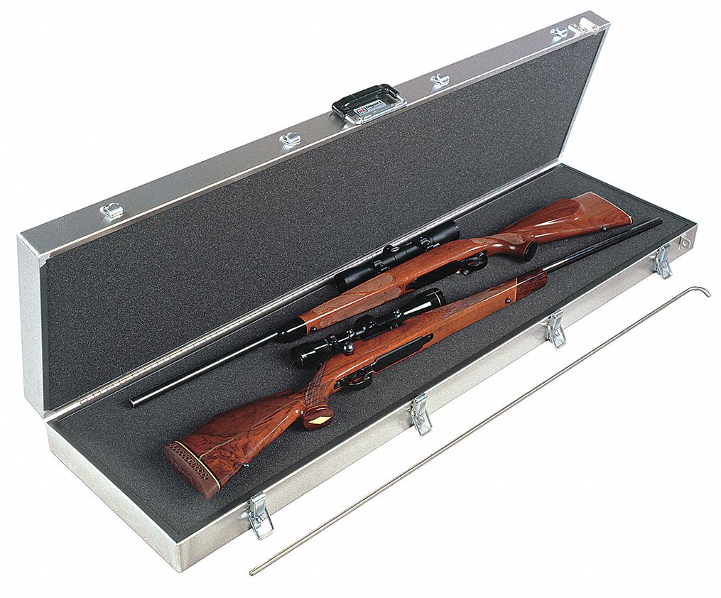 Gun Case, Two LG Scoped Rifles