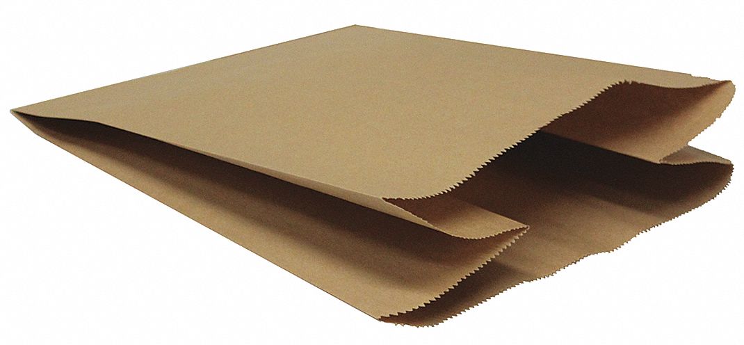 Trash Can Liner, Brown, 12 In W, LDPE, PK250