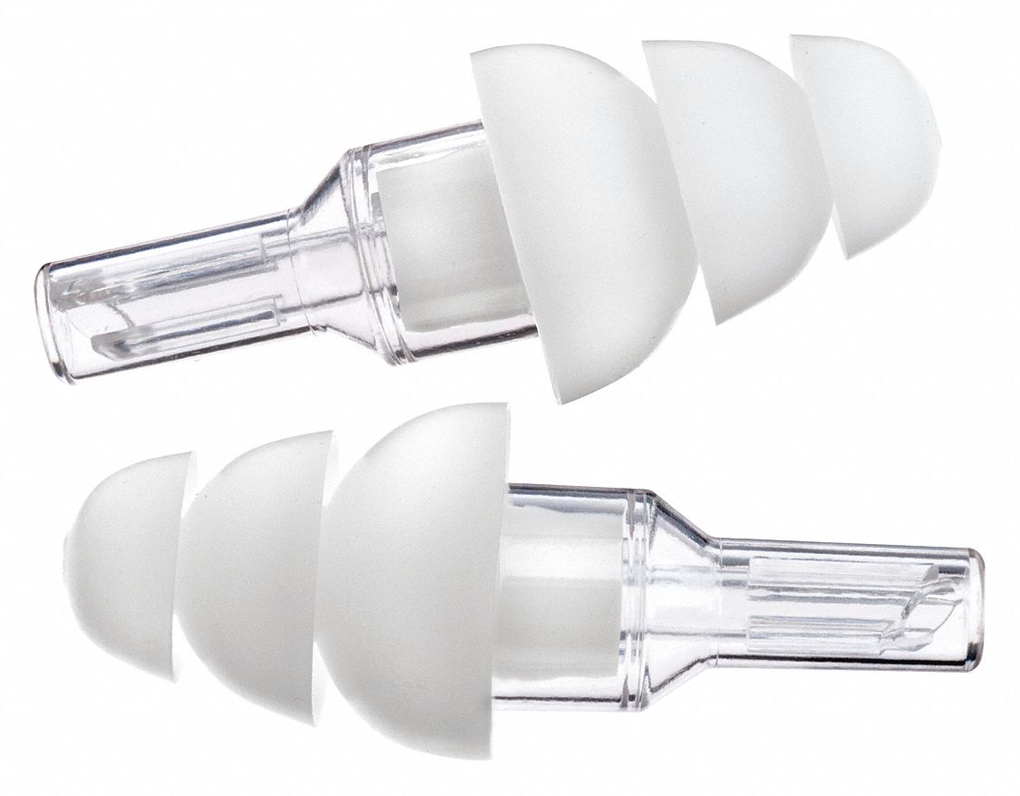 Ear Plugs, Reusable/Natural Sound, 12dB, L