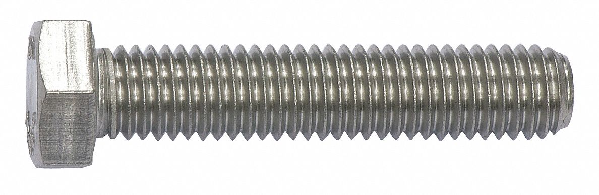Hex Cap Screw, 304 SS, 3/8-16x1, PK1275