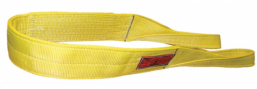 Web Sling, Eye & Eye, 10 ft L, 6400 lb Cap