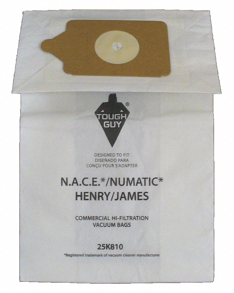 Filter Bag, 2 Ply, Pk 10