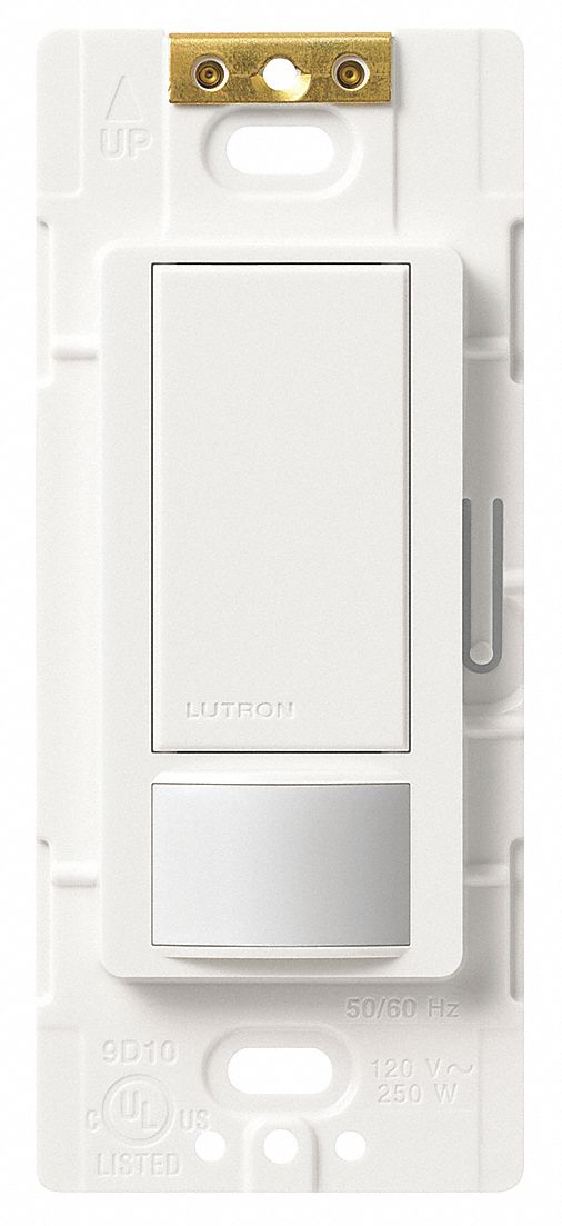 Vacancy Sensor Switch, 3-Way, White
