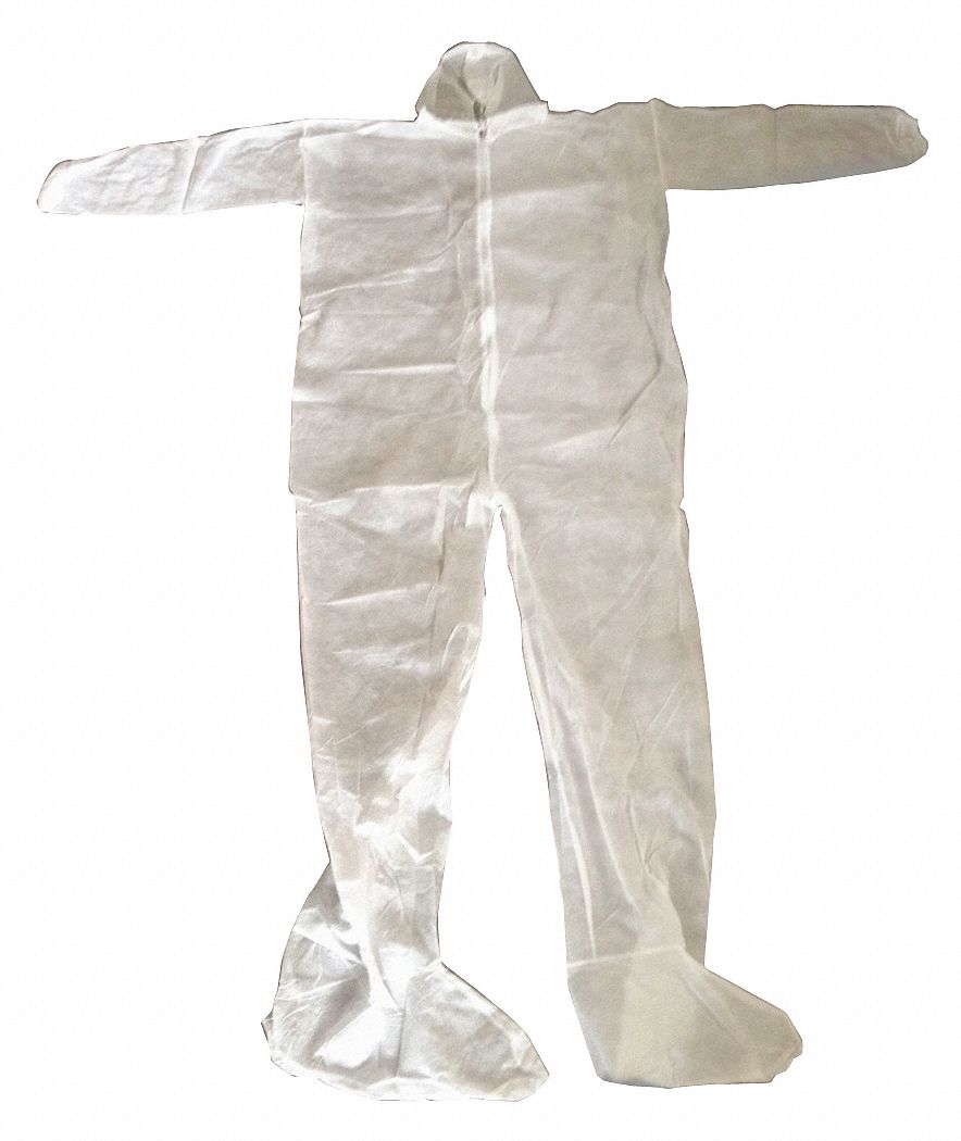 Hooded Polypropylene, Boots, 5XL, PK 25